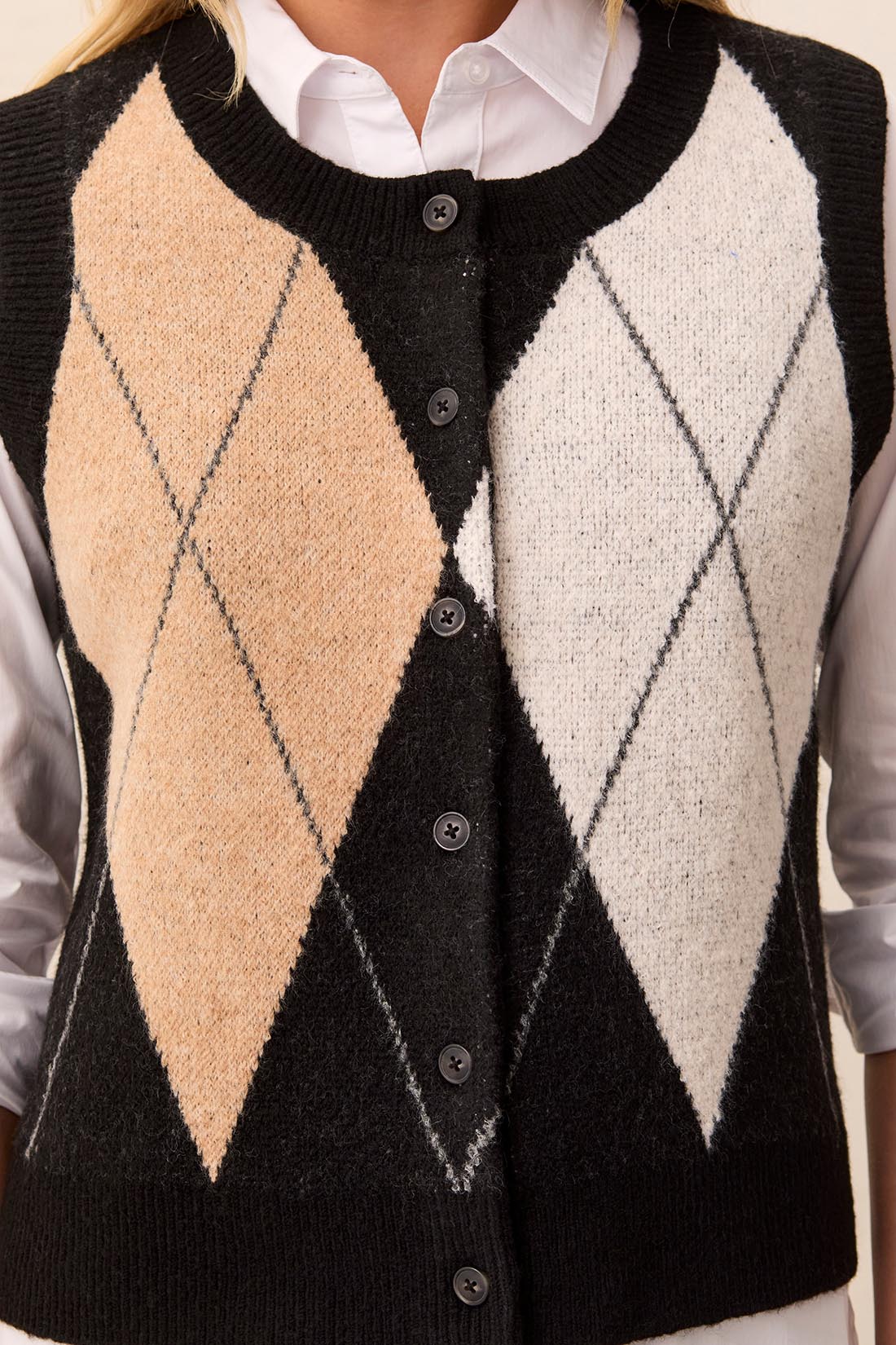 Gilet à bouton - Tribal - 32070
