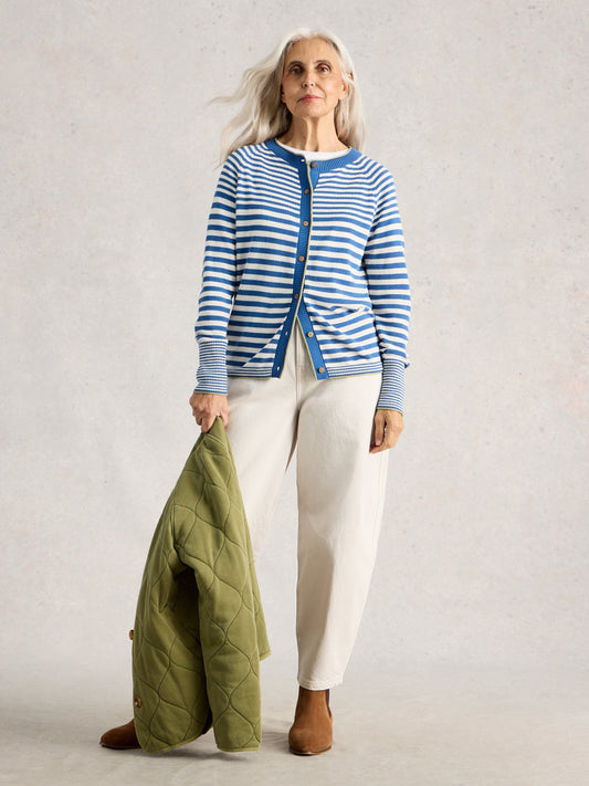 CARDIGAN RAYURES - WHITE STUFF - 445400
