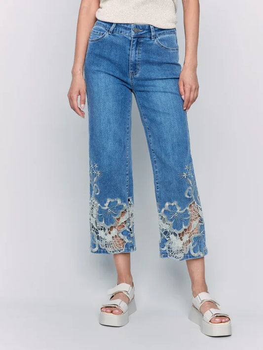 PANTALON DENTELLE - CHARLIE B - C5648.431A