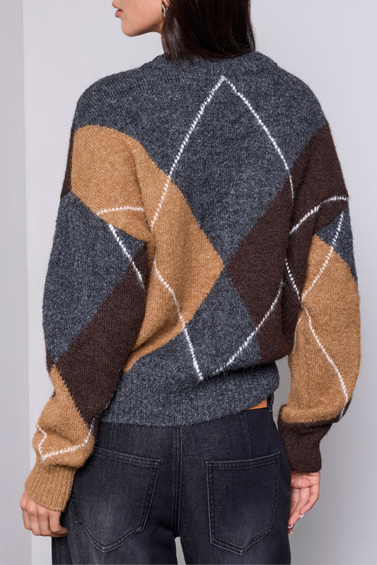 Cardigan à losange - Tribal - 62630