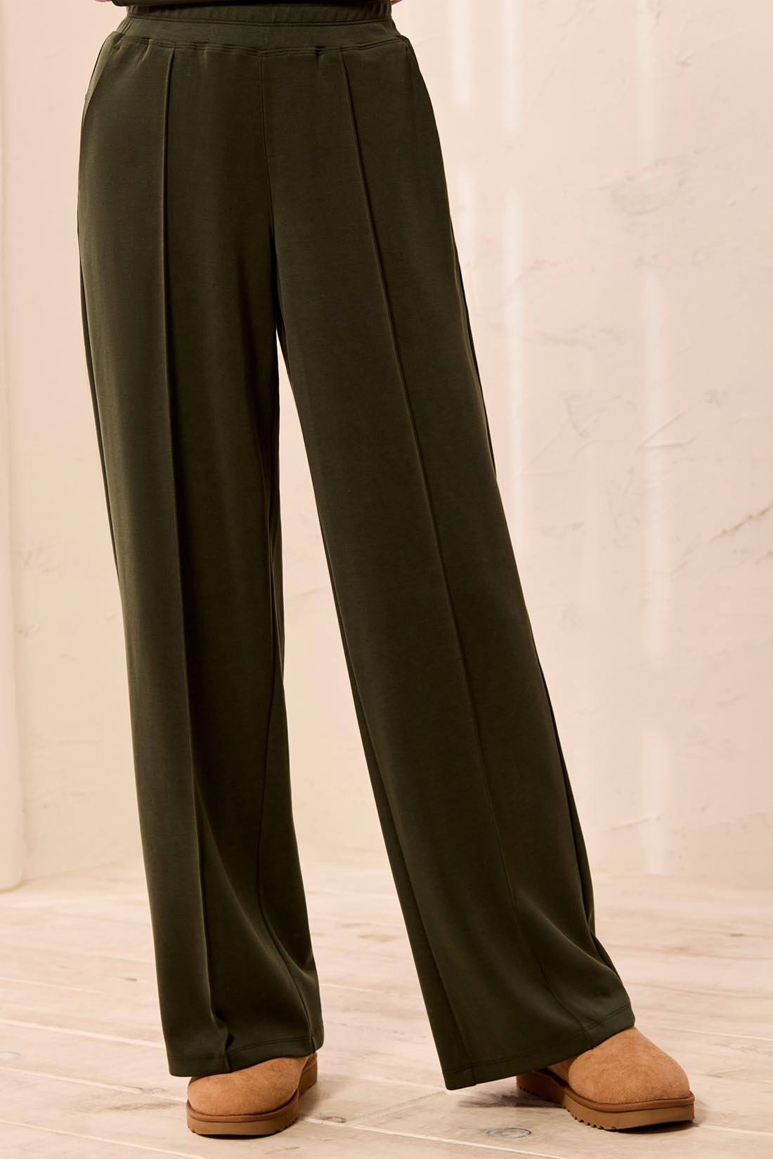 Pantalon large avec plis pincés - Tribal - 62950