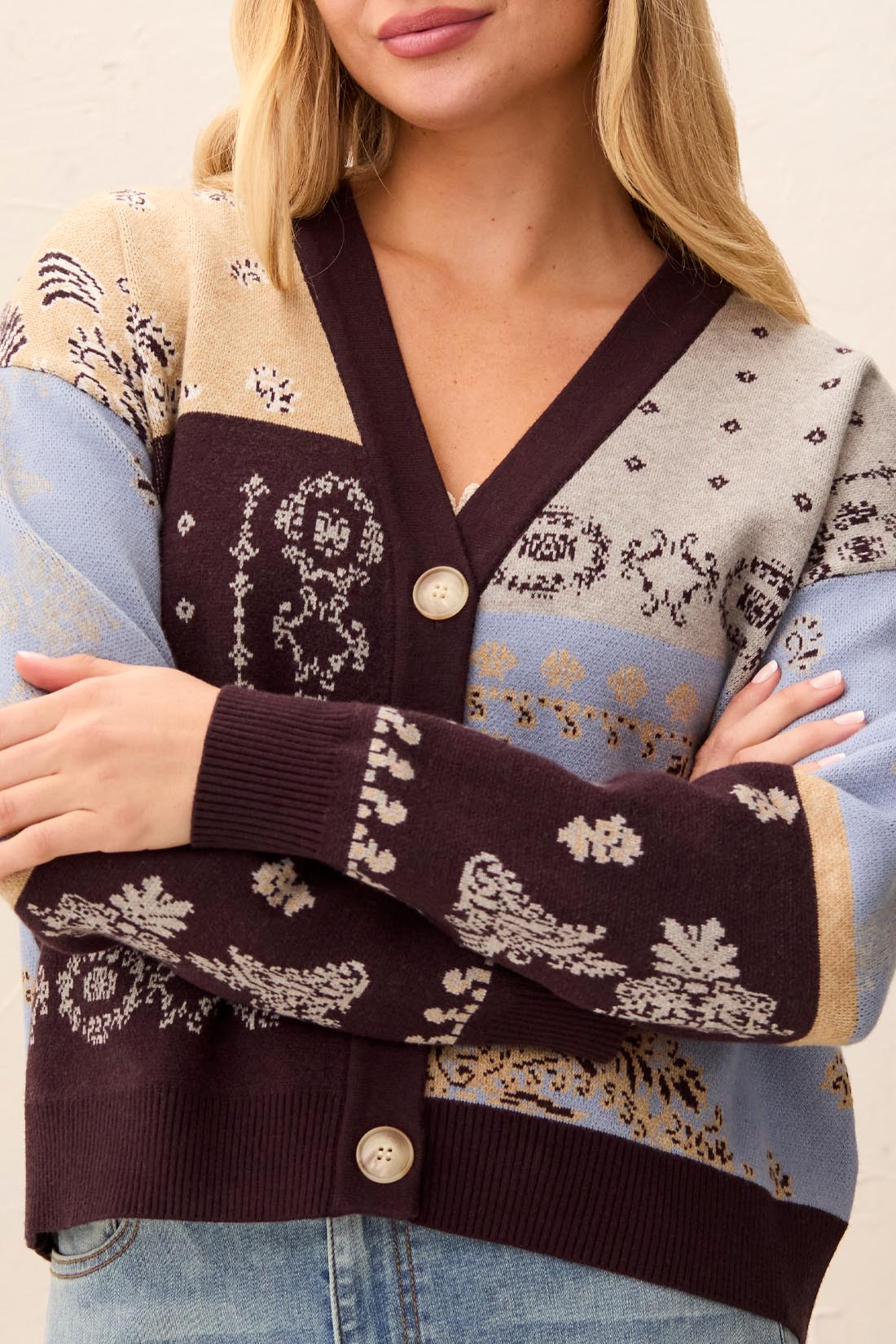 Cardigan jaquard - Tribal - 63220