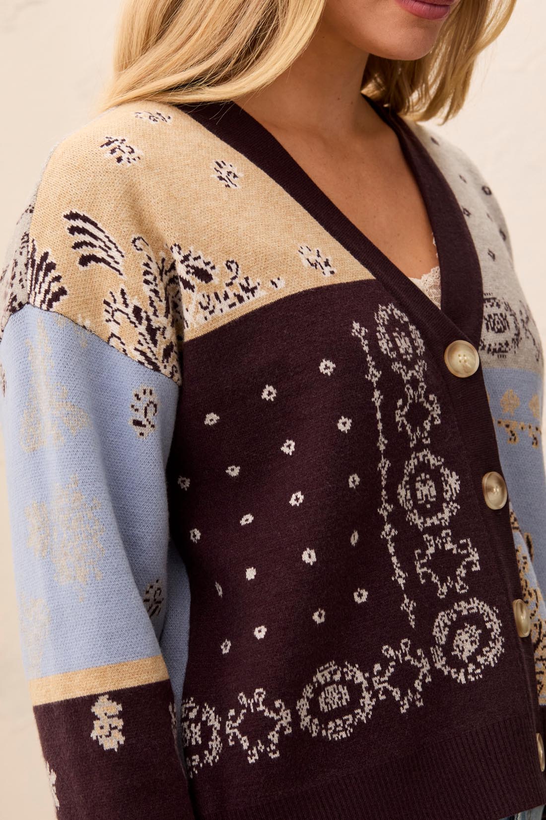 Cardigan jaquard - Tribal - 63220
