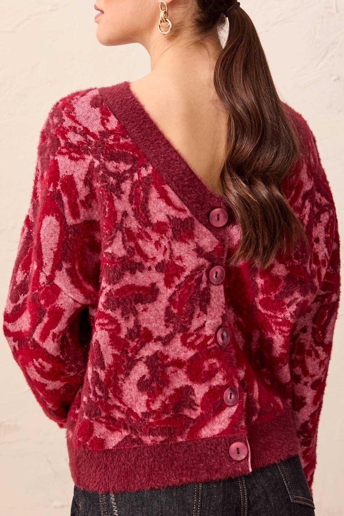 Cardigan Jacquard réversible - Tribal - 63420