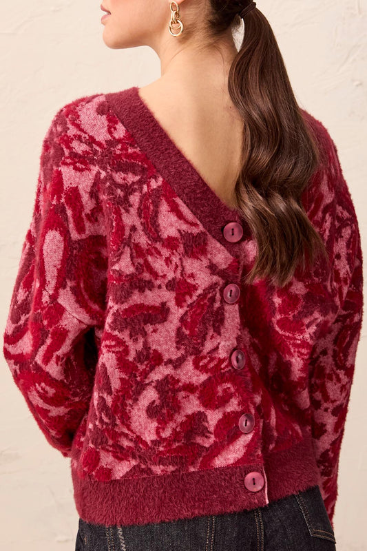 Cardigan Jacquard réversible - Tribal - 63420