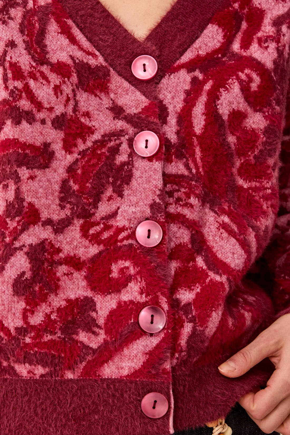 Cardigan Jacquard réversible - Tribal - 63420