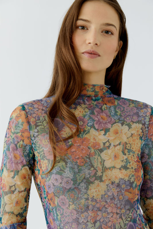 Chandail tranparent fleurs- Oui - 99052