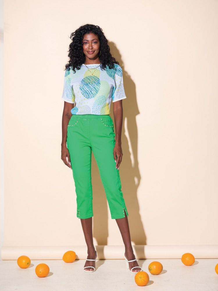 PANTALON CAPRI - ALISON SHERI - A43018
