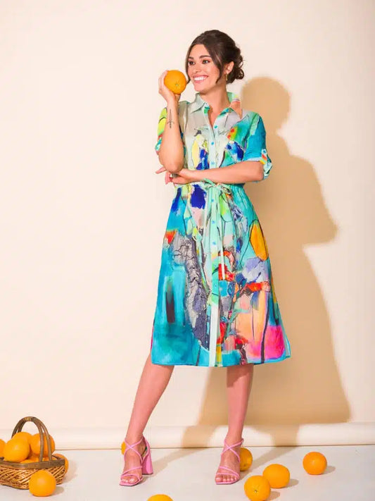 ROBE IMPRIMÉ - ALISON SHERI - A43125