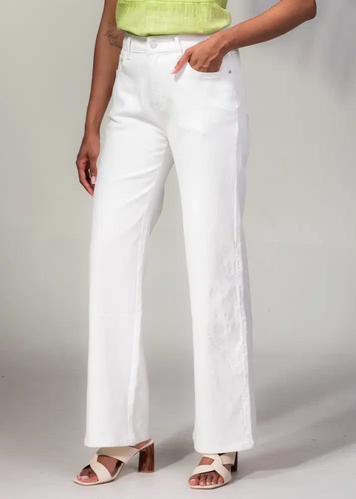 PANTALON BRODERIE- ALISON- A45047