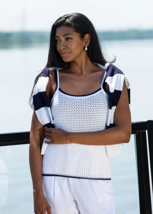 CAMISOLE MAILLES - ALISON SHERI - A45386