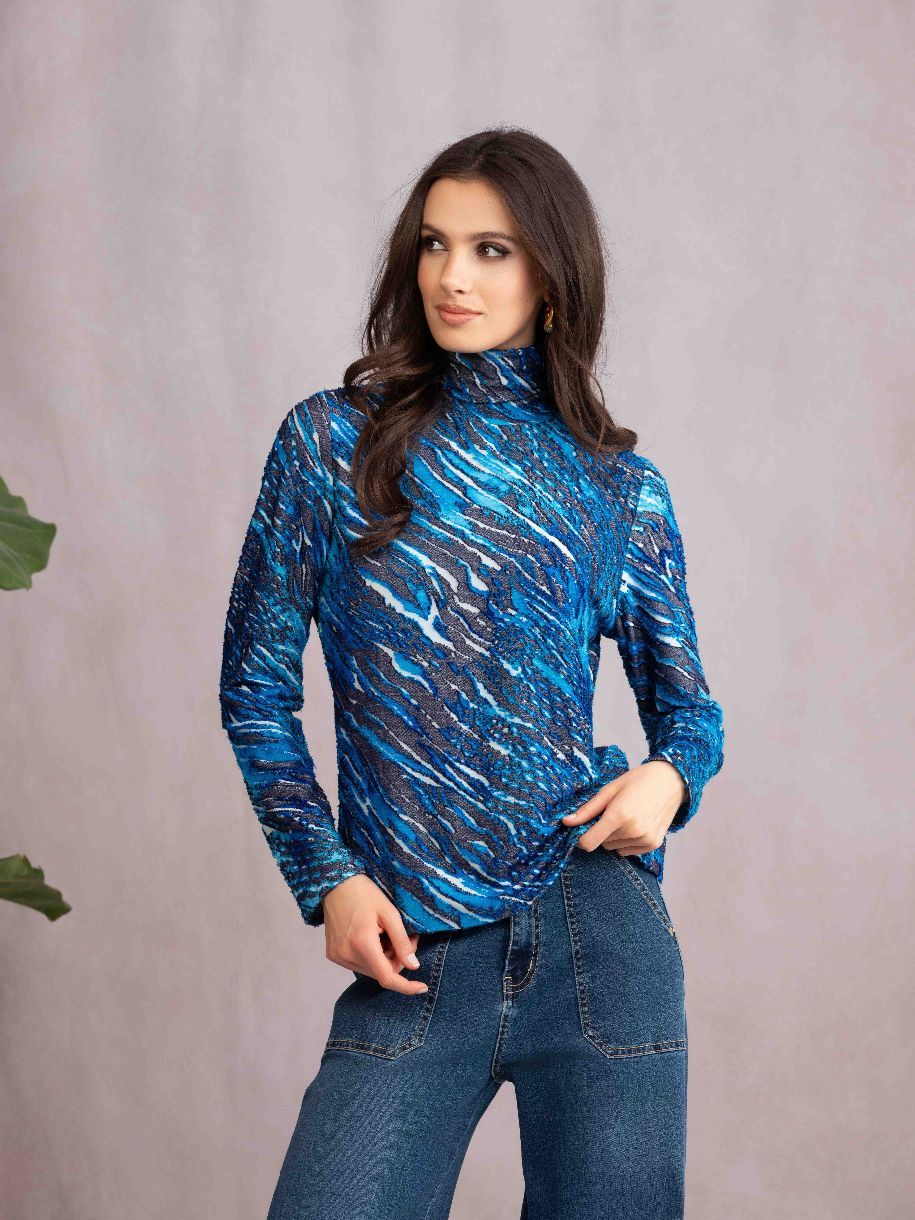CHANDAIL COL MAO - ALISON SHERI - A46062