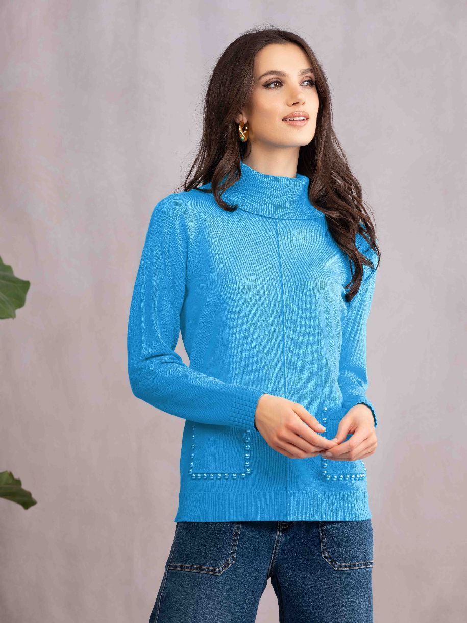 CHANDAIL COL ROULE - ALISON SHERI - A46090