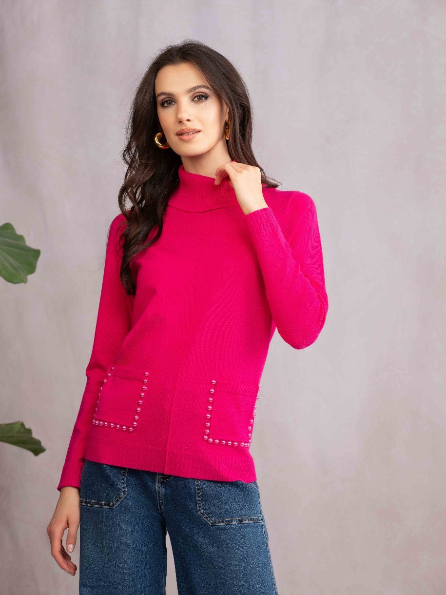 CHANDAIL COL ROULE - ALISON SHERI - A46090
