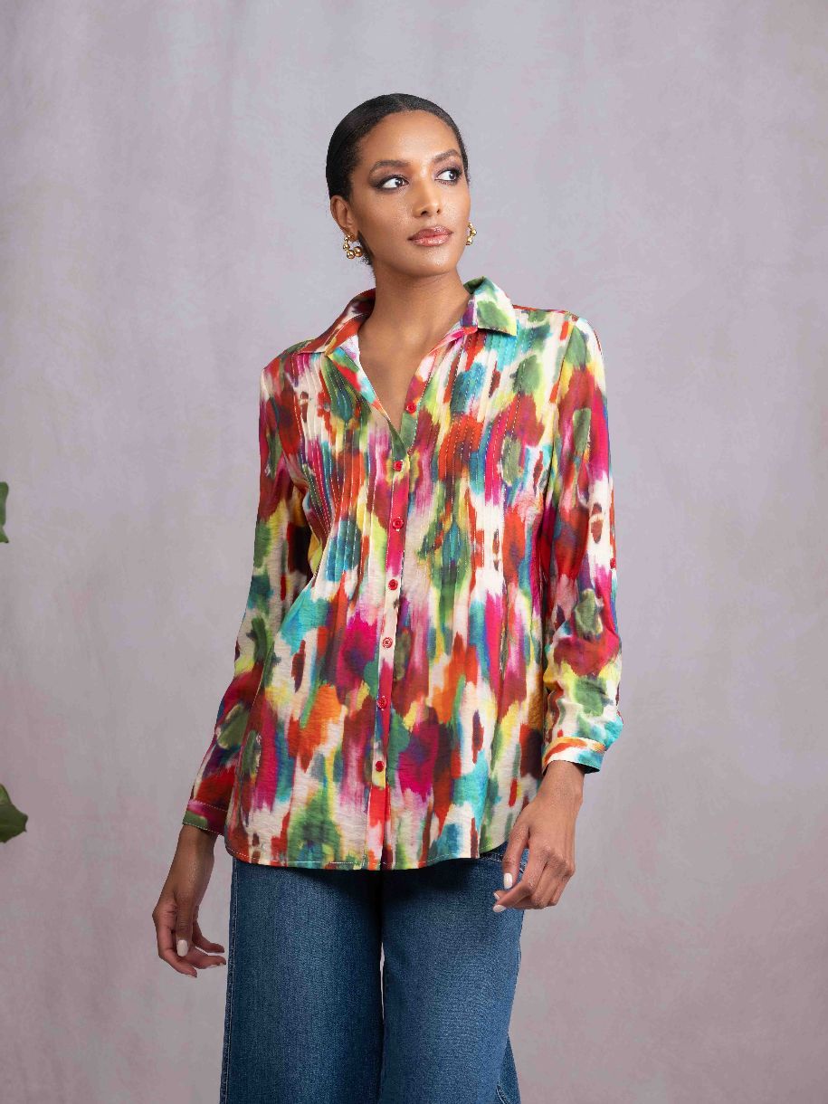 CHEMISE TUNIQUE - ALISON SHERI - A46137