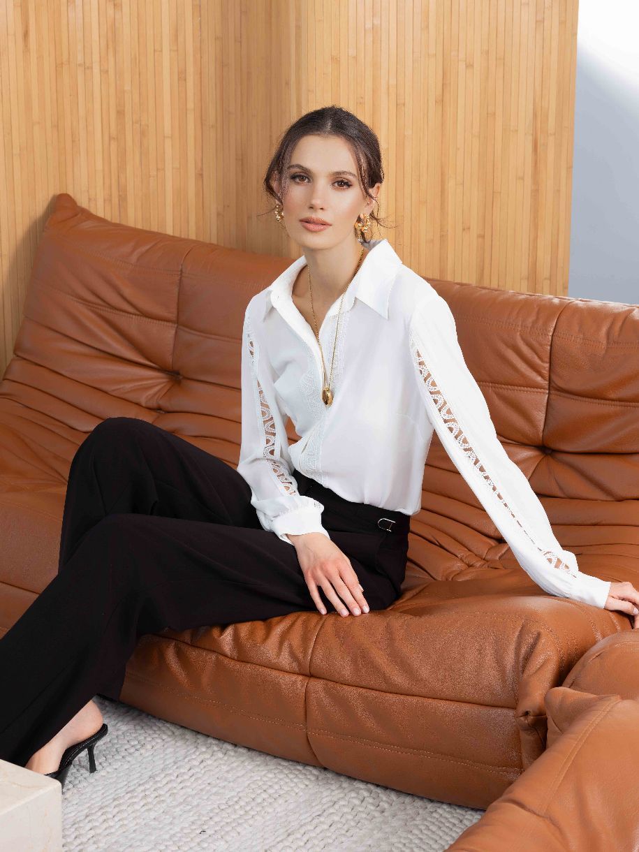 CHEMISE BRODERIE - ALISON SHERI - A46408
