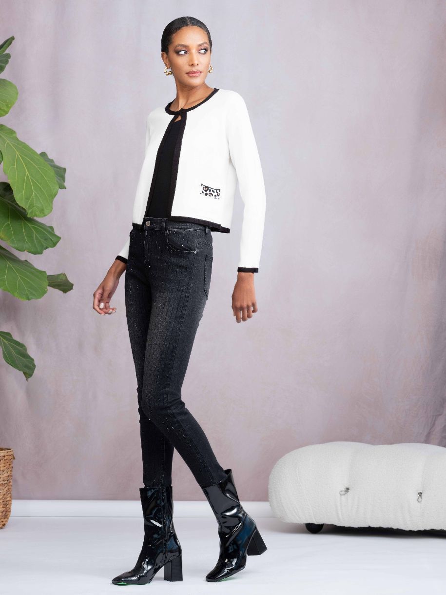 CARDIGAN M LONGUE - ALISON SHERI - A46448