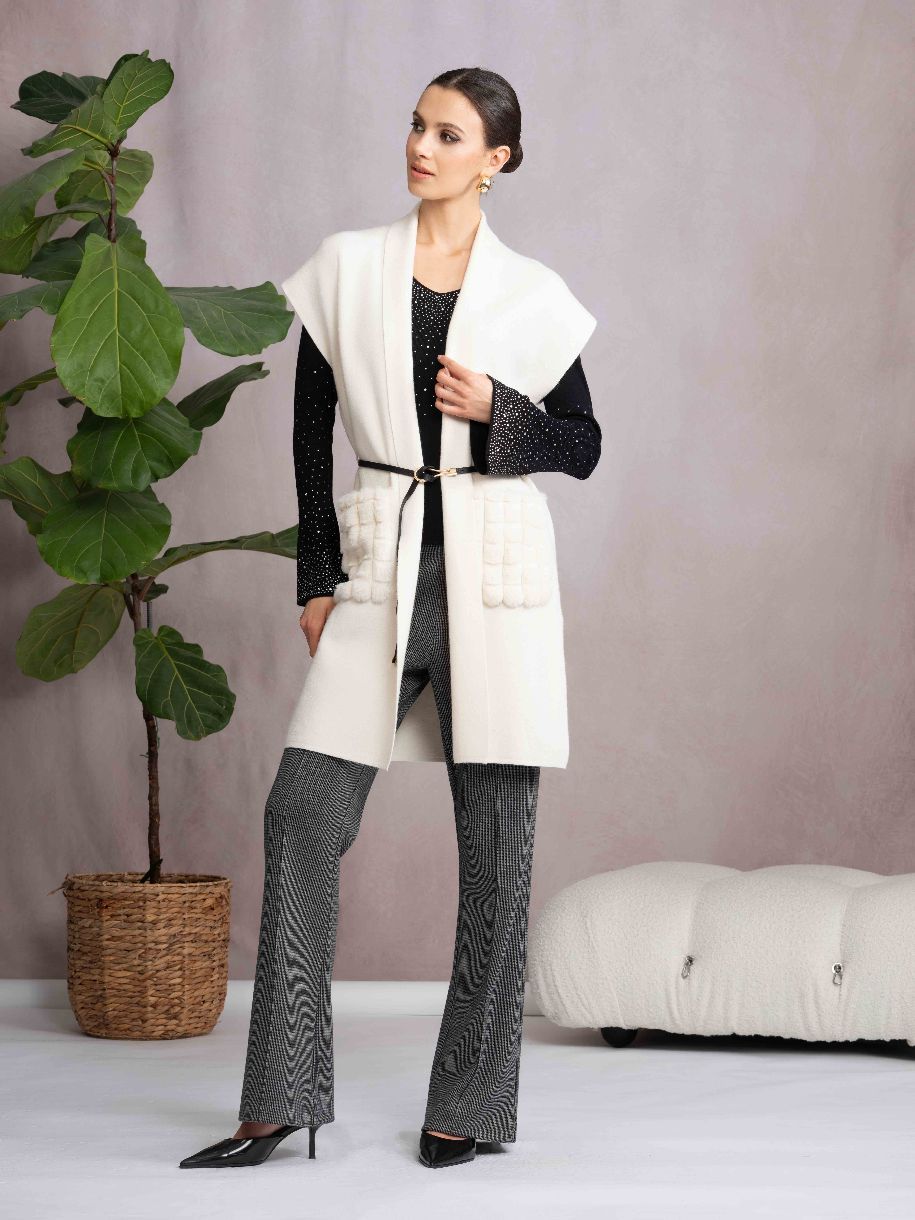 VESTE SANS MANCHE - ALISON SHERI - A46475