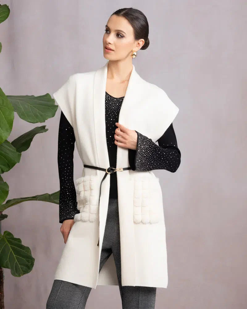 VESTE SANS MANCHE - ALISON SHERI - A46475
