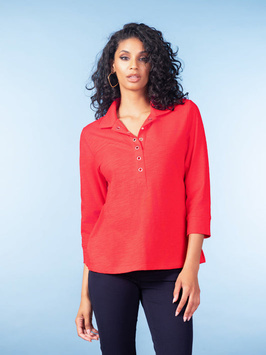 BLOUSE MANCHE 3/4 - ALISON SHERI - A47118