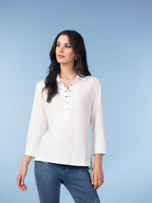 BLOUSE MANCHE 3/4 - ALISON SHERI - A47118