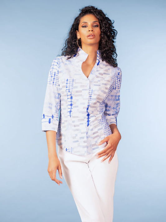 BLOUSE IMPRIMÉ - ALISON SHERI - A47175