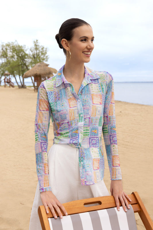 CHEMISE IMPRIMÉ - ALISON SHERI - A47350