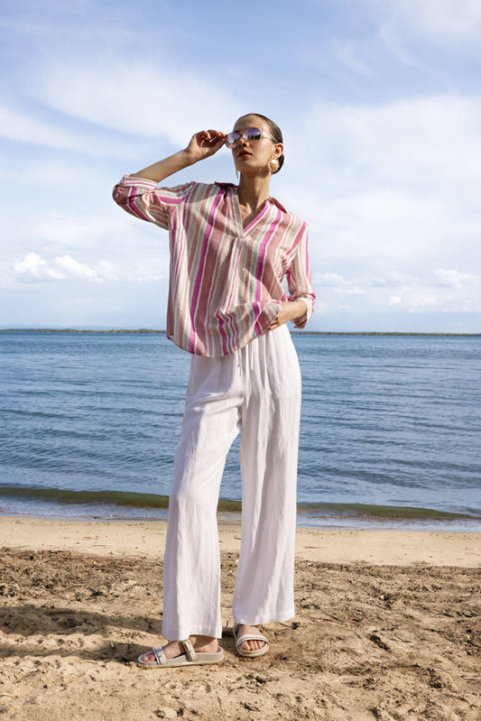 BLOUSE RAYURES - ALISON SHERI - A47352