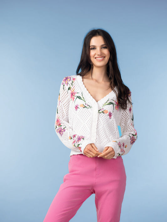 CARDIGAN BRODERIE - ALISON SHERI - A47360