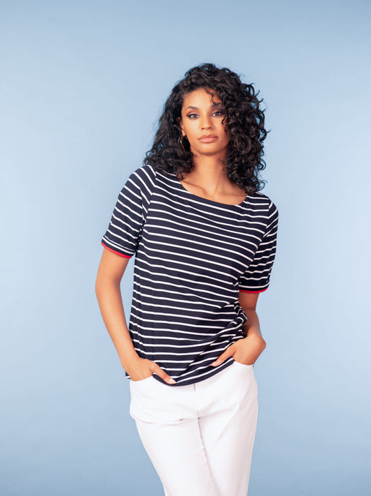 T-SHIRT RAYÉ - ALISON SHERI - A47471