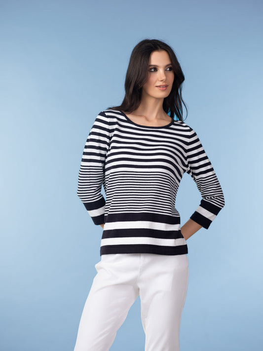 CHANDAIL RAYURES - ALISON SHERI - A47501