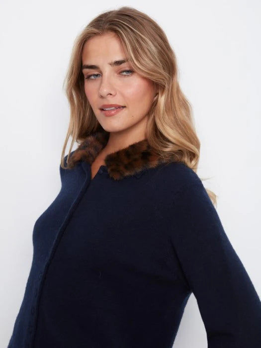 Cardigan en peluche - Charlie B - C2138