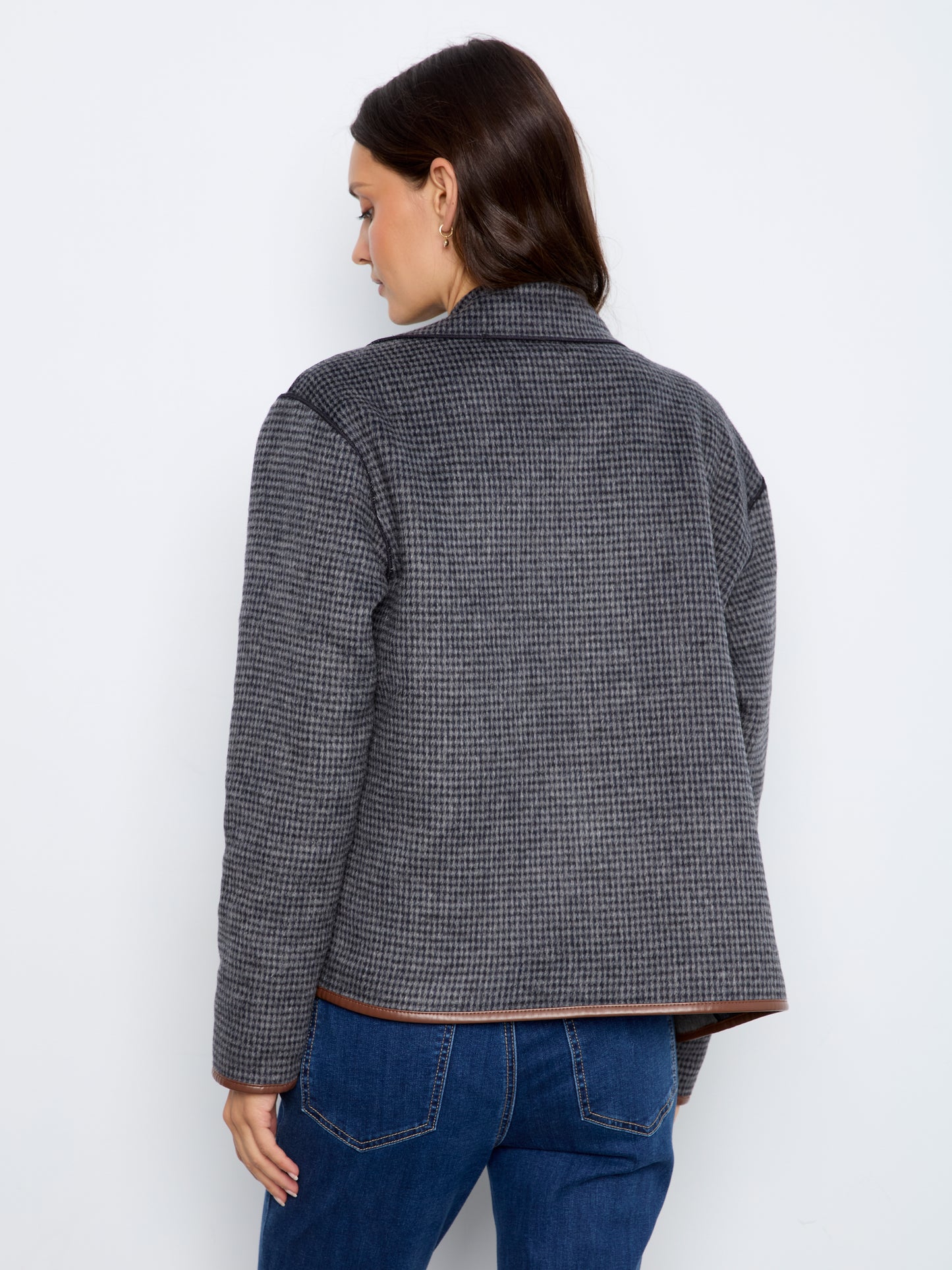 Veste réversible à carreaux - Charlie B - C6185YB