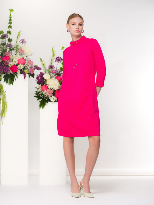 ROBE DROITE - ELENA WANG - EW36005 - 3 COULEURS