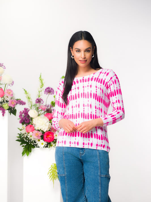 CHANDAIL MANCHE 3/4- ELENA WANG - EW36058