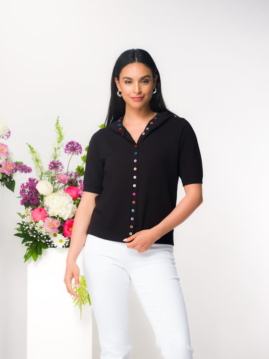 CHANDAIL CAPUCHON - ELENA WANG - EW36208