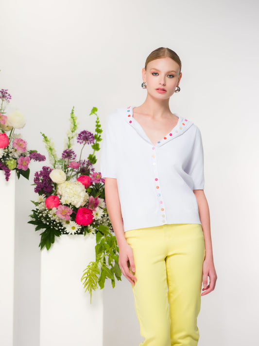 CHANDAIL CAPUCHON - ELENA WANG - EW36208