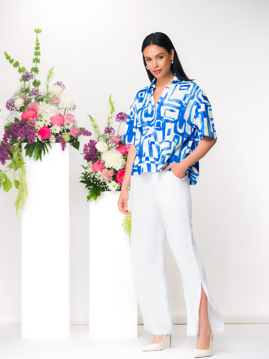 CHEMISE IMPRIMÉ - ELENA WANG - EW36245