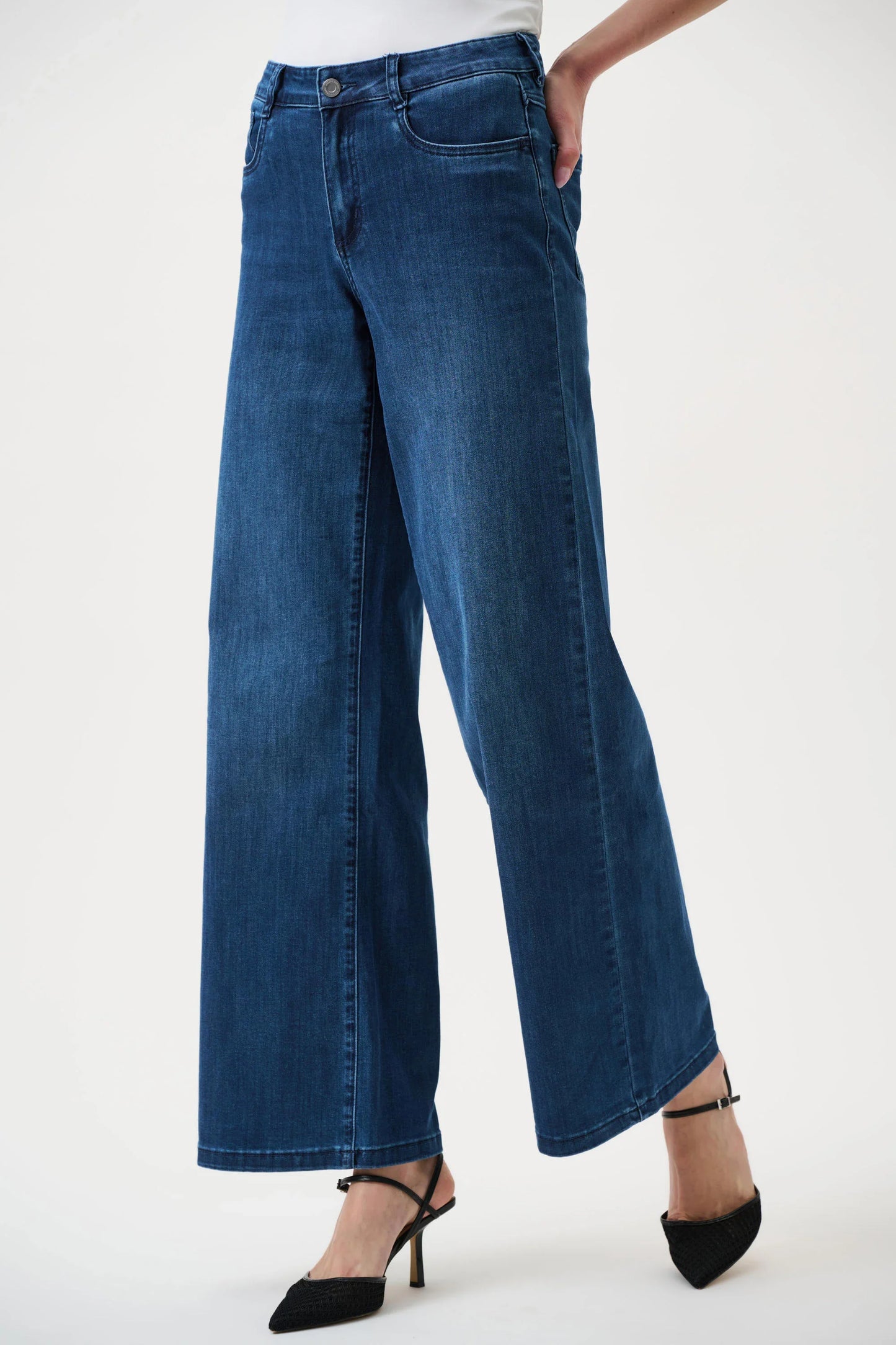 PANTALON JEANS AMPLE GOLDIE - JOSEPH RIBKOFF - 251968 - 4 COULEURS