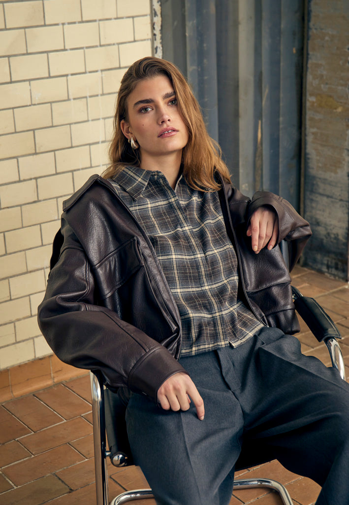 Chemise à carreaux - Minus - MI7278