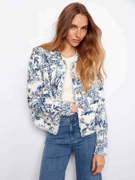 JACKET IMPRIMÉ - CHARLIE B - C6199TP229B