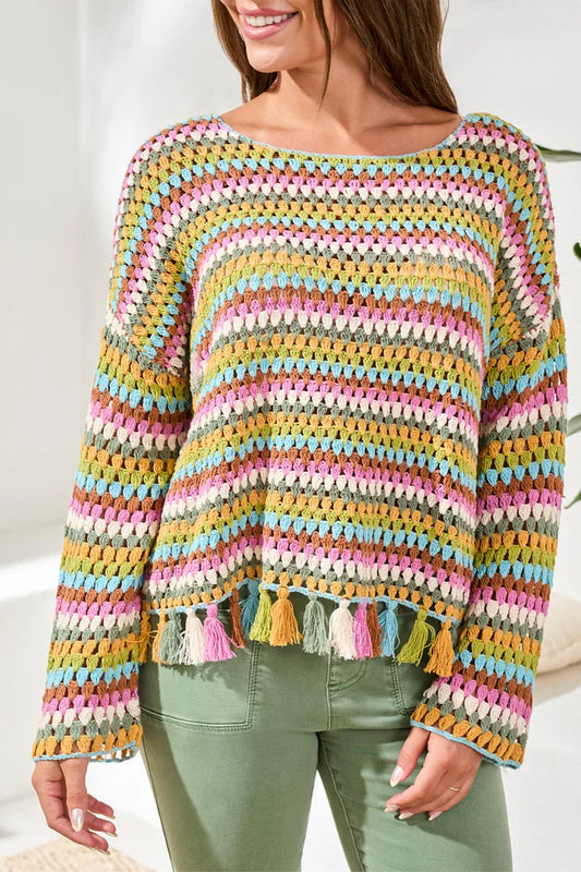 CHANDAIL CROCHET - TRIBAL - 30340.576.1036