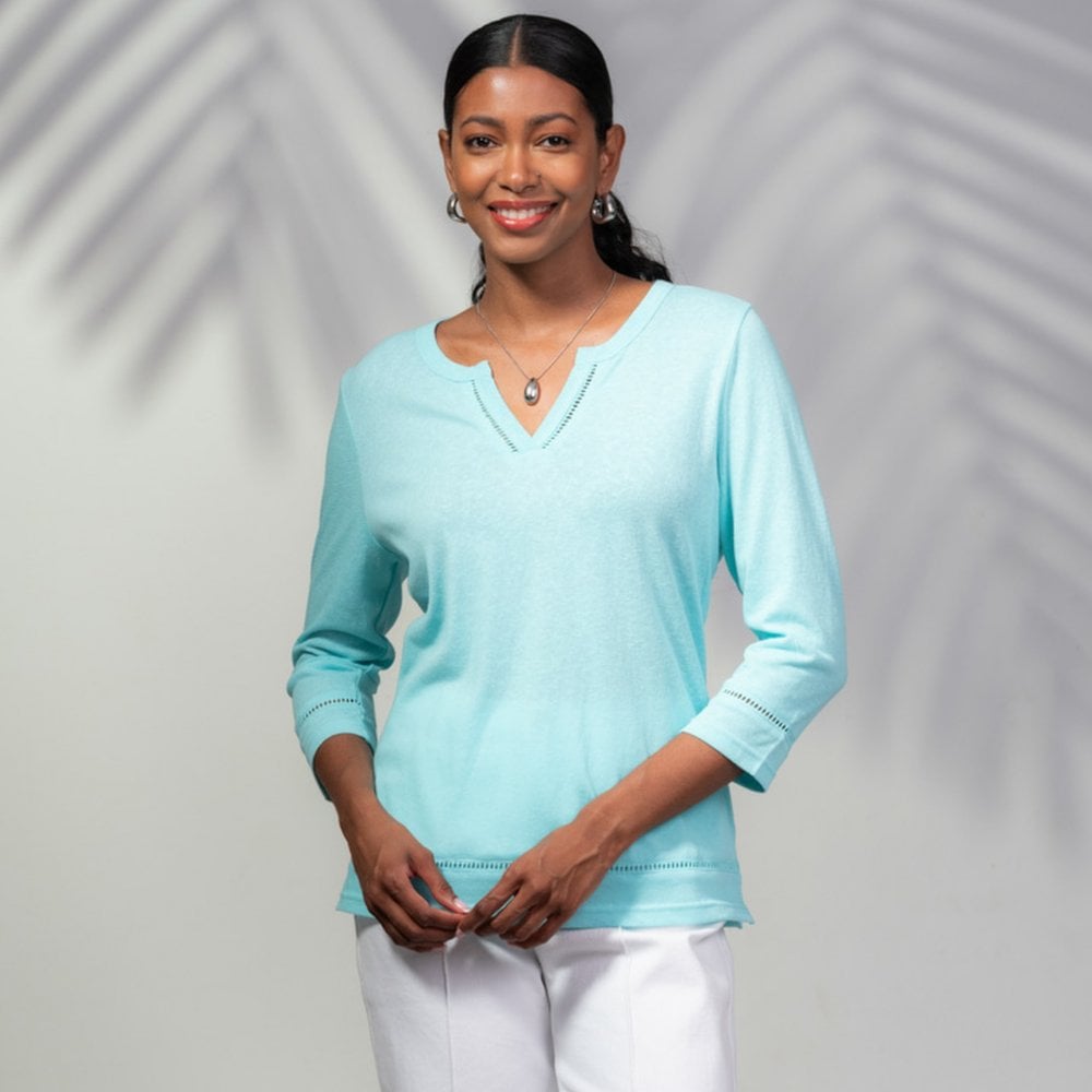 CHANDAIL MANCHE 3/4 - ALISON SHERI - A45118- 6 COULEURS
